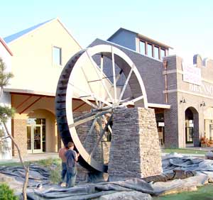 Completed Water Wheel