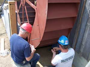 Poncelet Waterwheel