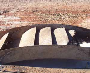 Tharpe mill rusted buckets