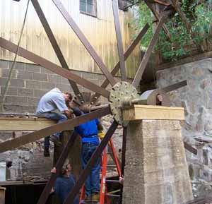 Tharpe Mill Spokes Installation