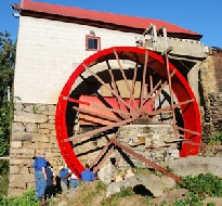 Guilford Mill, NC  24ft Waterwheel Factory