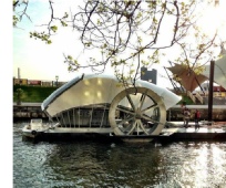 Balt River Trash Cleanup Boat