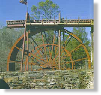 35ft waterwheel by the Waterwheel Factory